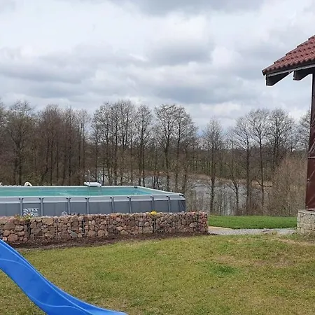 度假居 Dom Na Wynajem Mazury Dom Na Wysokim Brzegu Nowe Bagienice